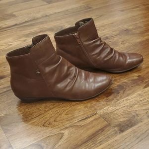 Womens leather dress boots size 6 1/2